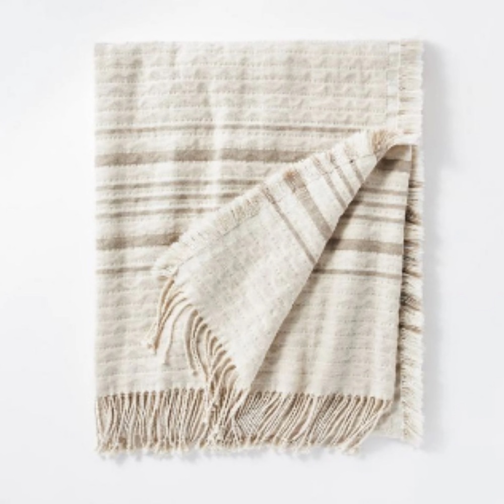 Studio McGee Striped Gauze Throw Blanket